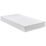 Matelas mousse mémoire de forme équilibré 90 x 190 x 16 cm