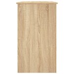 vidaXL Bureau Chêne sonoma 90x45x76 cm Bois d’ingénierie