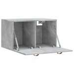 vidaXL Armoire murale Gris béton 60x36 5x35 cm Bois d'ingénierie