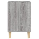 vidaXL Meuble TV Sonoma gris 100x35x55 cm Bois d'ingénierie