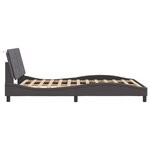 vidaXL Cadre de lit sans matelas gris 120x200 cm similicuir
