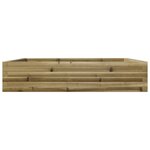 vidaXL Jardinière 110x110x23 cm bois de pin imprégné