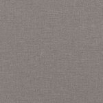 Lit Box Spring vidaXL avec Matelas Taupe 180x200 cm en Tissu