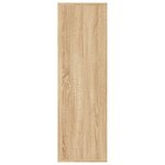vidaXL Bibliothèque chêne sonoma 98x29x97 5 cm bois d'ingénierie