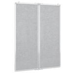 Tableau magnétique panneau écriture école maison bureau pliable 80 x 100 x 1 7 cm aluminium 02_0045531