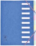 Trieur 9 onglets CL 7/10ème Dos extensible à élastiques Fenêtres Découpées Coloris Alé... COUTAL