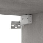 vidaXL Ensemble de meubles TV 4 Pièces Gris béton Bois d'ingénierie