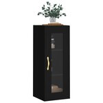 vidaXL Armoire murale noir 34 5x34x90 cm