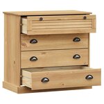 vidaXL Commode VIGO 80x40x76 cm bois massif de pin