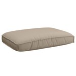 vidaXL Coussin de palette pour siège Taupe 120x80x12 cm en tissu Oxford