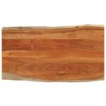 vidaXL Dessus de table 120x60x2 5cm rectangulaire bois massif d'acacia