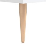 vidaXL Buffet haut Blanc 69 5x34x180 cm Bois d'ingénierie