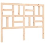 vidaXL Cadre de lit sans matelas 140x200 cm bois massif de pin