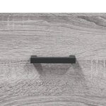 vidaXL Buffet sonoma gris 69 5x34x90 cm bois d'ingénierie