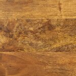 vidaXL Table basse 45x45x40 cm bois de manguier solide et fer