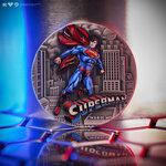 SUPERMAN 2 Onces Monnaie Argent 5 Dollars Niue 2023