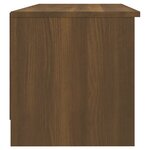 vidaXL Meuble TV Chêne marron 102x35 5x36 5 cm Bois d'ingénierie