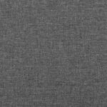 vidaXL Tête de lit gris foncé 100x5x78/88 cm tissu
