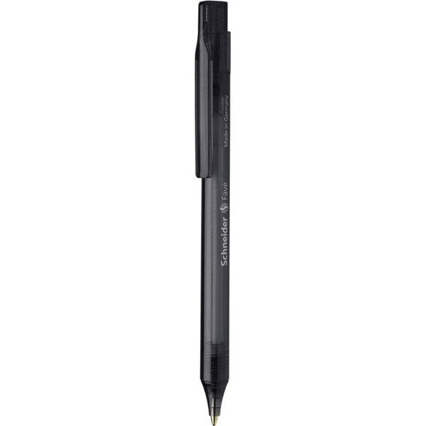 Stylo à bille Fave noir Pte Moyenne Noir SCHNEIDER