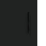 vidaXL Armoire murale noir 60x31x60 cm bois d'ingénierie