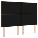 Tête de lit vidaXL capitonnée crème 140 cm en tissu