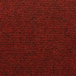 vidaXL Tapis d'escalier 15 Pièces Tissu aiguilleté 65x21x4 cm Rouge