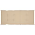 vidaXL Chaises inclinables de jardin lot de 2 et coussins Bois acacia
