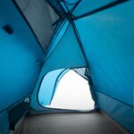 vidaXL Tente de camping à dôme 2 personne bleu imperméable
