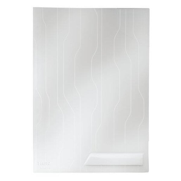 Combifile Sachet de 3 Chemises à soufflet face arrière rigide A4 Transparent grainé LEITZ
