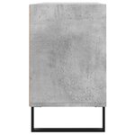 vidaXL Meuble TV gris béton 103 5x30x50 cm bois d'ingénierie