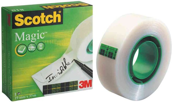Ruban adhésif Magic 810 invisible 25 mm x 66 m SCOTCH