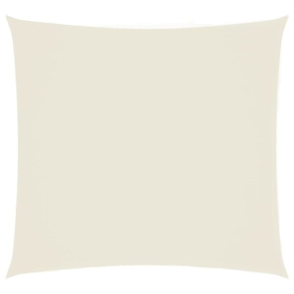 vidaXL Voile de parasol tissu oxford carré 2x2 m crème