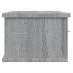 vidaXL Armoire murale Sonoma gris 88x26x18 5 cm Bois d'ingénierie