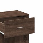 vidaXL Armoire de rangement chêne marron 56 5x39x90 cm bois ingénierie
