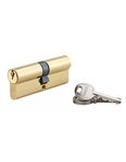 THIRARD - Cylindre de serrure double entrée SA  40x40mm  anti-arrachement  laiton  vis 50mm  3 clés