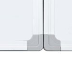 vidaXL Tableau blanc magnétique pliable 150x100x1 7 cm aluminium