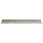 vidaXL Étagères murales 2 Pièces Gris béton 60x9x3 cm