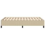 vidaXL Cadre de Lit Vert Clair Gris 160x200 cm Tissu Velours Côtelé
