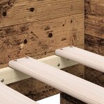 vidaXL Lit d'appoint rustique Bois ancien Bois d'ingénierie 90 x 200 cm