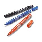Marqueur permanent N50S  pointe ogive  étui de 4 PENTEL