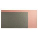 Sous Main Souple Pu Bicolore - 40x80cm - Nude/gris - Exacompta