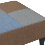 vidaXL Repose-pied patchwork 77x55x31 cm tissu