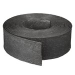 Nature Bordure de jardin 0 12x12 m 5 mm noir