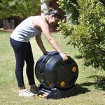 Hozelock Composteur culbuteur 2 en 1 Easymix