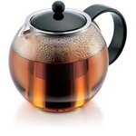 Théiere à piston BODUM - ASSAM - couvercle plastique - filtre en inox - 1.0 l