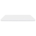 vidaXL Matelas en mousse blanc 200x200 cm 7 zones dureté 20 ILD