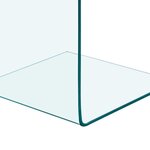 vidaXL Table d'appoint 40x40x60 cm Verre trempé
