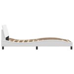 vidaXL Cadre de lit sans matelas blanc 80x200 cm similicuir