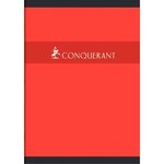 Cahier piqûre 192 pages seyès 70 g  couverture carte recyclée  format 21 x 29 7 cm CONQUERANT