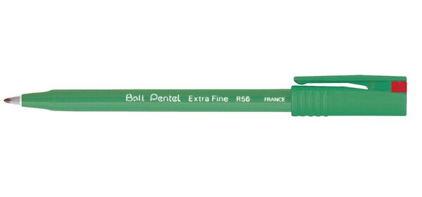 Stylo roller encre Ball R56 Pte Fine Rouge PENTEL